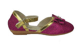 Girl's Colorful Shiny Buckled Ballerina flat Shoes - craze-trade-limited