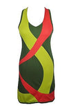 V-Neck Tight Fit Sleeveless Dress. - TATTOPANI