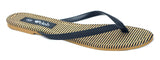 Stripe Pattern Flat Sandle Summer  flip flops - craze-trade-limited