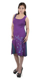 Ladies Sleeveless Dress With Embroidery work. - TATTOPANI