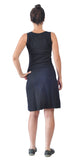 Sleeveless V-Neck Designed Dress With Floral Embroidery. - craze-trade-limited