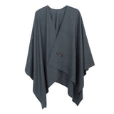 2020 New Fashion Cashmere Winter Women Poncho Scarves Women Solid Shawl Cape Foulard Femme Pashmina Female Bufanda Mujer Sjaal
